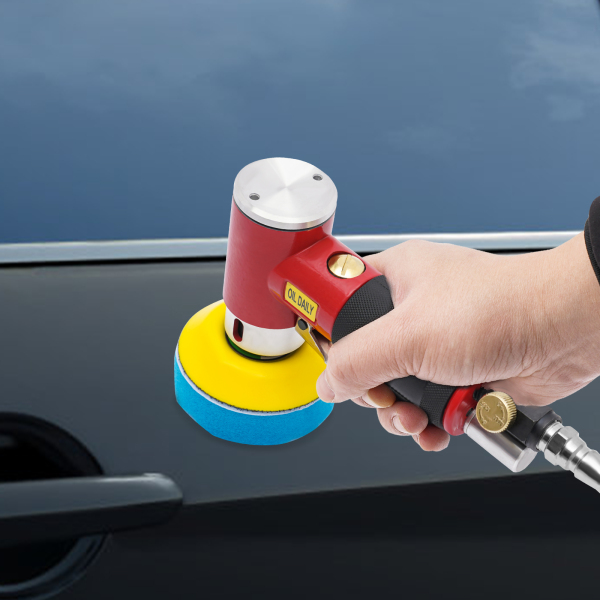 Excentrische polijstmachine voor professioneel polijsten, slijpen en waxen, 10.000 tpm, stationair toerental (rood) Excentrische polijstmachine voor professioneel polijsten, slijpen en waxen, 10.000 tpm, stationair toerental (rood)