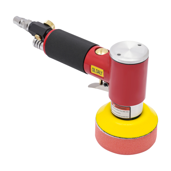 Excentrische polijstmachine voor professioneel polijsten, slijpen en waxen, 10.000 tpm, stationair toerental (rood)