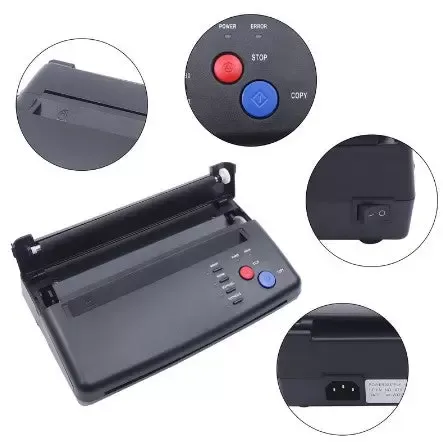 A4 tattoo transfer stencil - professionele machine - thermische printkit - stencil - kopieerapparaat - printer - zwarte stencils