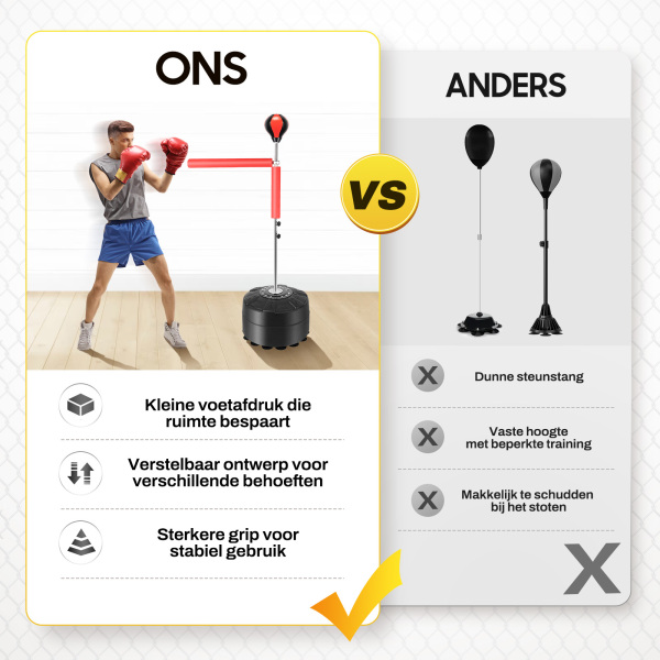 360° staande bokszak voor volwassenen - in hoogte verstelbaar - 4ft - 6ft - reflecterende staande bokszak 360° staande bokszak voor volwassenen - in hoogte verstelbaar - 4ft - 6ft - reflecterende staande bokszak
