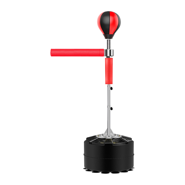 360° staande bokszak voor volwassenen - in hoogte verstelbaar - 4ft - 6ft - reflecterende staande bokszak