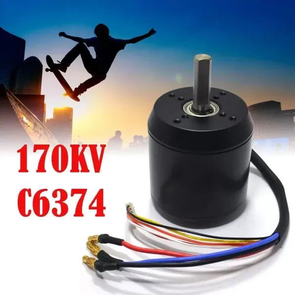 Skateboard Borstelloze Motor 170KV C6374 voor Elektrische Scooter Borstelloze Motor voor Skateboard Longboard Elektrische Motor 2900