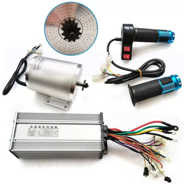 60V 72V borstelloze elektrische fietsombouwset voor elektrische scooter, elektrische auto's, vouwwagens, kleine elektrische wielen