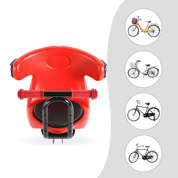 Kinderfietsstoeltje met pedaal en handgreep - comfortabel fietsstoeltje voor dames en heren Kinderfietsstoeltje met pedaal en handgreep - comfortabel fietsstoeltje voor dames en heren