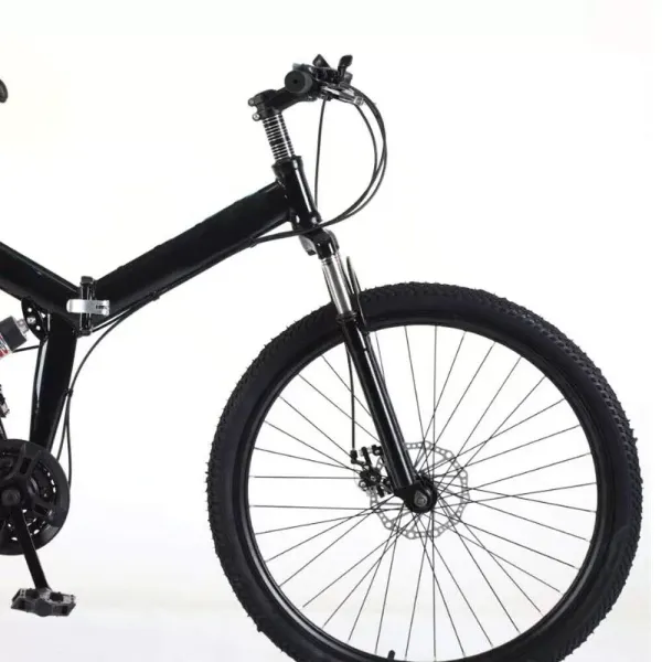 26 inch mountainbike, vouwfiets van koolstofstaal, 21 versnellingen, schijfrem, tiener, volwassene, draagbaar 26 inch mountainbike, vouwfiets van koolstofstaal, 21 versnellingen, schijfrem, tiener, volwassene, draagbaar