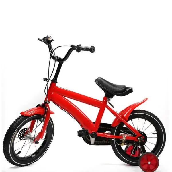14 inch kinderfiets voor jongens & meisjes - Antislip stalen balansstabilisatoren - Rood