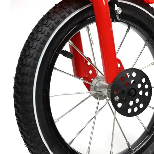 14 inch kinderfiets voor jongens & meisjes - Antislip stalen balansstabilisatoren - Rood