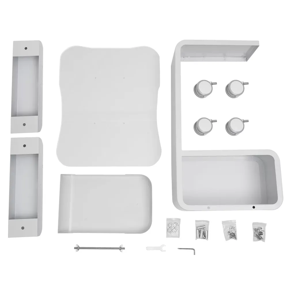 Schoonheidssalon trolley met opbergmand Schoonheidssalon trolley met opbergmand