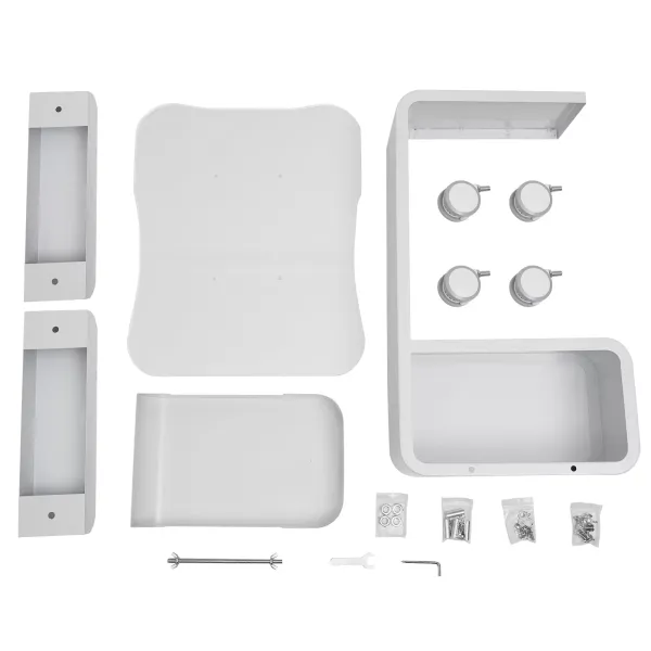 Schoonheidssalon trolley met opbergmand Schoonheidssalon trolley met opbergmand