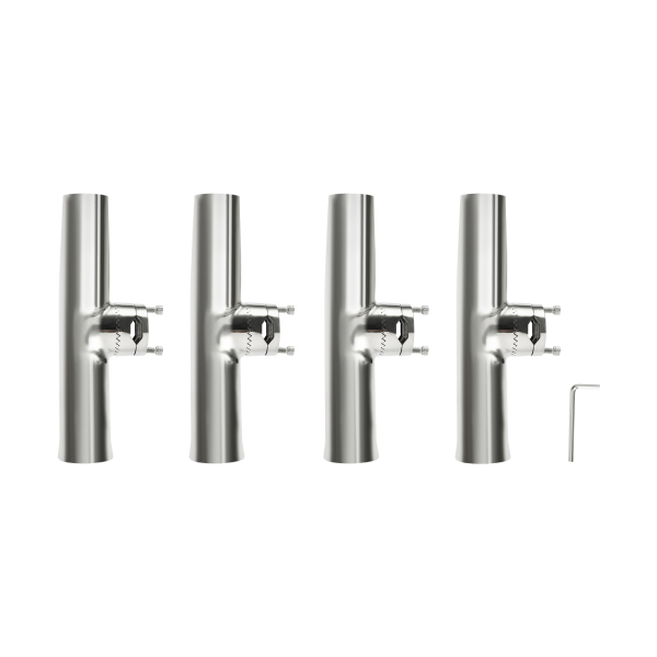 4 stuks aan de muur gemonteerde hengelhouder, hengelhouder, op rails gemonteerde hengelhouder 4 stuks aan de muur gemonteerde hengelhouder, hengelhouder, op rails gemonteerde hengelhouder