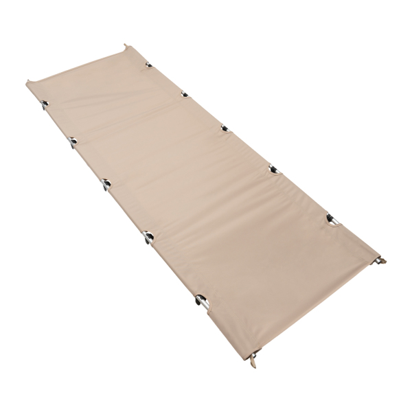 Opvouwbaar tentbedje, draagbaar slaapbedje, opvouwbaar campingbedje, kaki