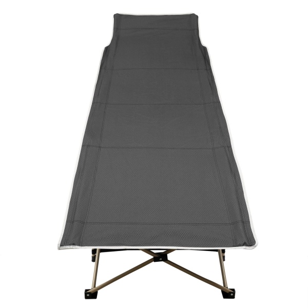 Campingbedje - Reiswieg - Opvouwbaar kampeerbedje - voor kamperen wandelen - Lichtgewicht buitenslaapbedje - met opbergtas (grijs)