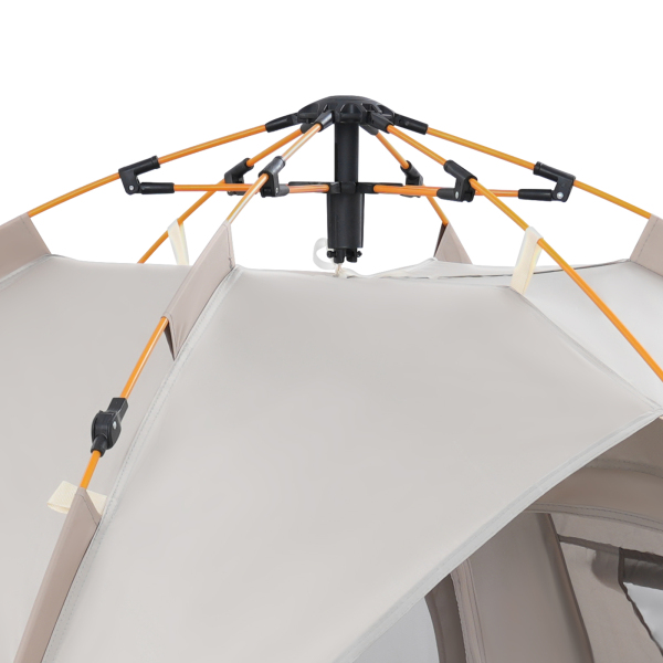Tent met gaasramen, direct opklapbare tent, familiekampeertent voor familiekamperen, reizen, vissen