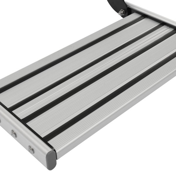 Opvouwbare RV-trede, RV Camper-trede, handmatige RV-trede met LED-licht voor campers, campers, caravans Opvouwbare RV-trede, RV Camper-trede, handmatige RV-trede met LED-licht voor campers, campers, caravans