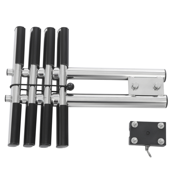 Boot Telescopische Ladder, Roestvrijstalen Telescopische Ladder, 4 Treden Bootladder voor Boten, Jachten Boot Telescopische Ladder, Roestvrijstalen Telescopische Ladder, 4 Treden Bootladder voor Boten, Jachten