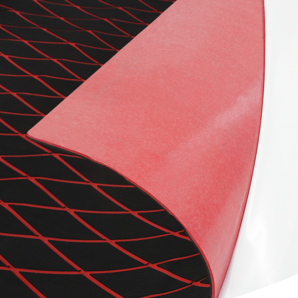 Antislipmat, EVA Bootvloermat, Antislipmat voor Boot en Jacht - Zwart + Rood Antislipmat, EVA Bootvloermat, Antislipmat voor Boot en Jacht - Zwart + Rood