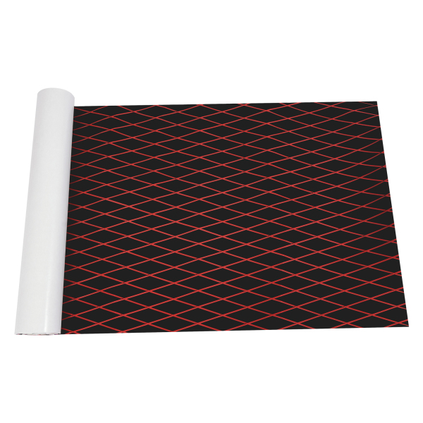 Antislipmat, EVA Bootvloermat, Antislipmat voor Boot en Jacht - Zwart + Rood