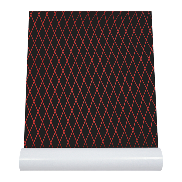 Antislipmat, EVA Bootvloermat, Antislipmat voor Boot en Jacht - Zwart + Rood