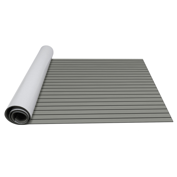 Antislipmat 240x120cm, EVA bootvloermat, antislipmat voor boot en jacht - nc12 - lichtgrijs en zwart