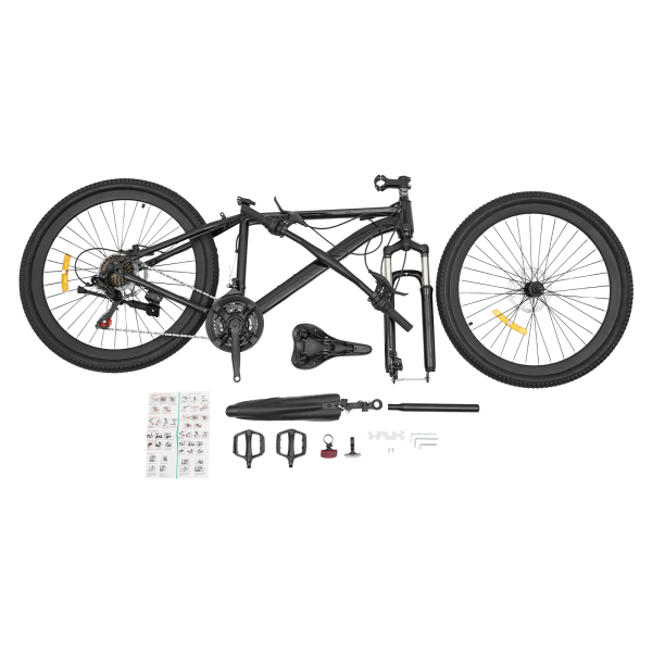 26in Mountain Hardtail Mountain Bike, Volwassen Fiets, Mountain Bike voor Entertainment of Oefening