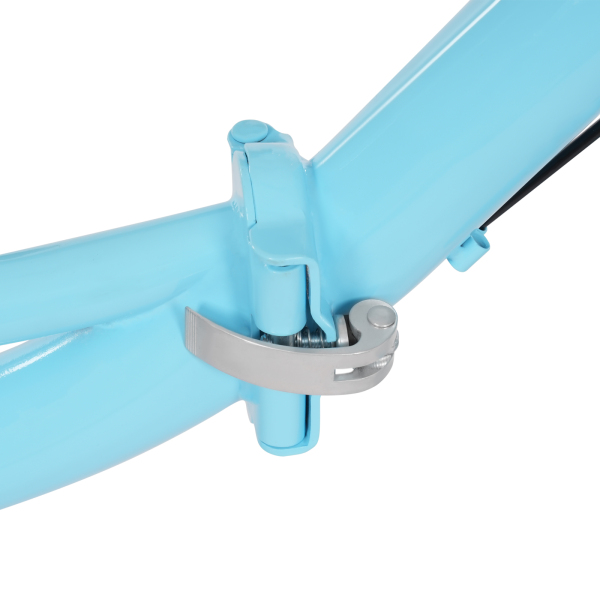 20in Driewieler Fiets Roestbestendige Volwassen Driewieler 3 Wiel Fiets met Anti-slip Banden Spatbord voor Steden Stranden Blauw 20in Driewieler Fiets Roestbestendige Volwassen Driewieler 3 Wiel Fiets met Anti-slip Banden Spatbord voor Steden Stranden Blauw
