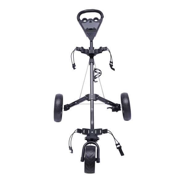 Opvouwbare golfkar met 3 wielen en voetrem, open en dicht in één seconde, inclusief gratis bekerhouder Opvouwbare golfkar met 3 wielen en voetrem, open en dicht in één seconde, inclusief gratis bekerhouder