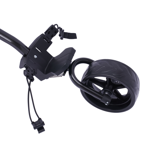 Opvouwbare golfkar met 3 wielen en voetrem, open en dicht in één seconde, inclusief gratis bekerhouder Opvouwbare golfkar met 3 wielen en voetrem, open en dicht in één seconde, inclusief gratis bekerhouder