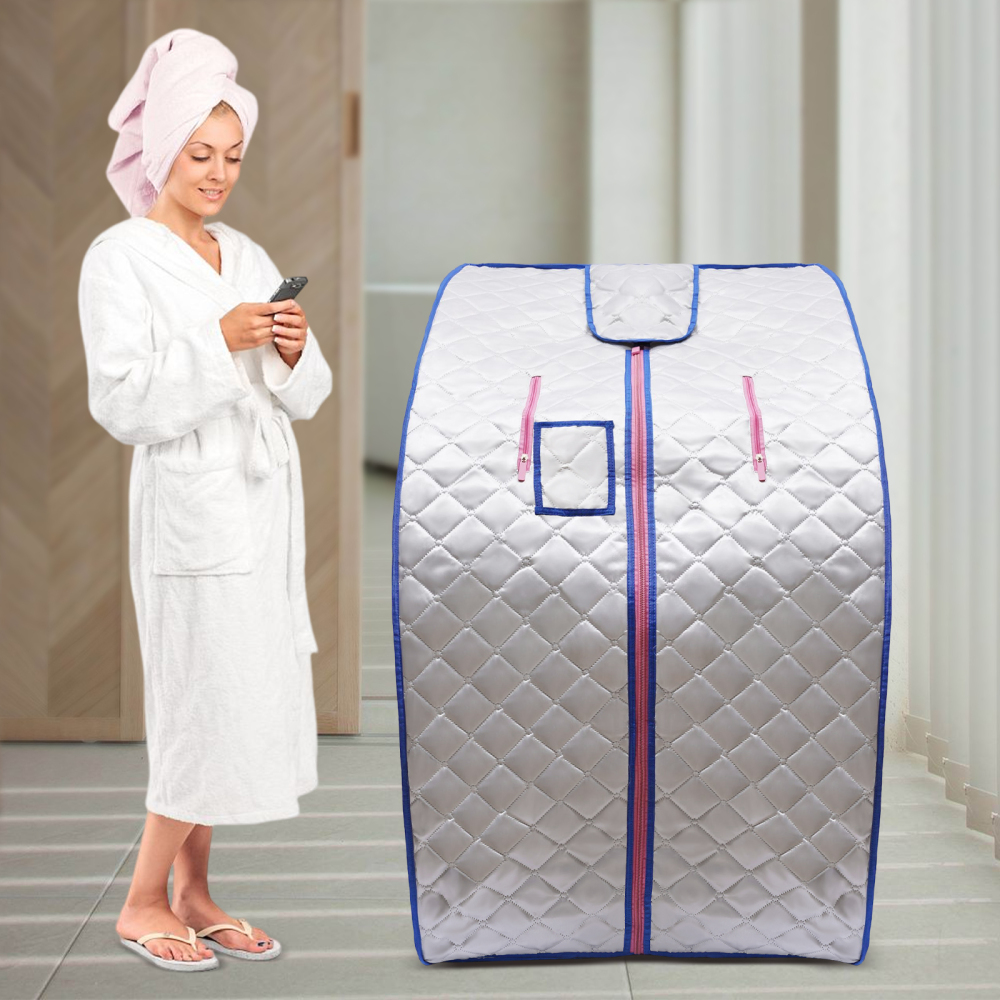 750W draagbare infrarood saunakachel Opvouwbare stoomsaunabox Droge saunakachel voor spa
