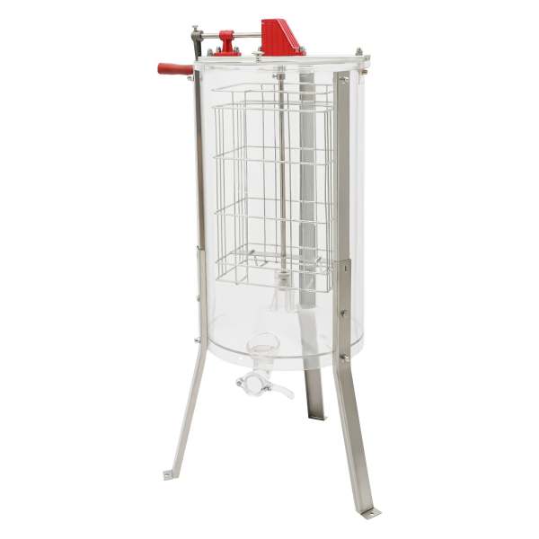 Handmatige honingextractor van acryl met 2 frames Bee Honey Extractor Centrifuge voor imkersaccessoires Handmatige honingextractor van acryl met 2 frames Bee Honey Extractor Centrifuge voor imkersaccessoires