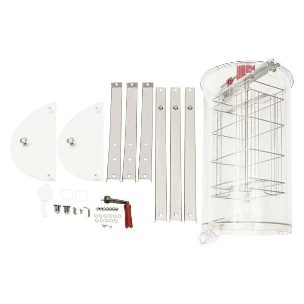 Handmatige honingextractor van acryl met 2 frames Bee Honey Extractor Centrifuge voor imkersaccessoires Handmatige honingextractor van acryl met 2 frames Bee Honey Extractor Centrifuge voor imkersaccessoires
