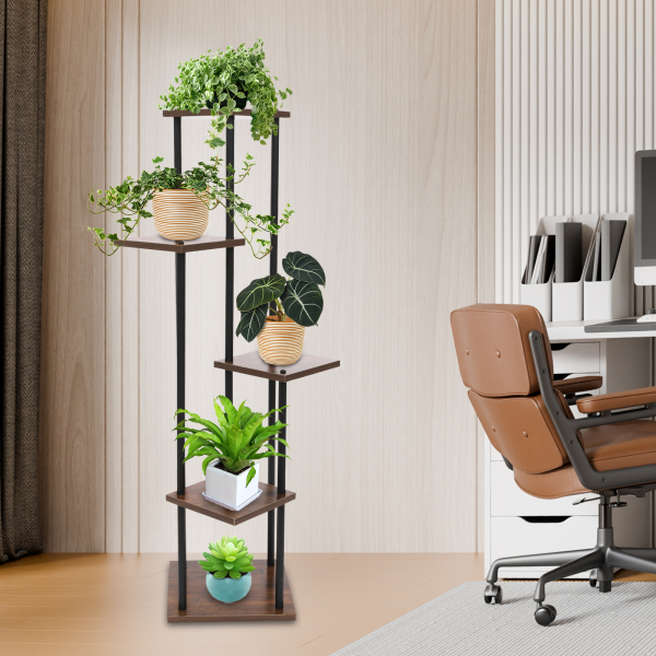 Plantenstandaard, 5-tier plantenstandaard, Plant Display Stand