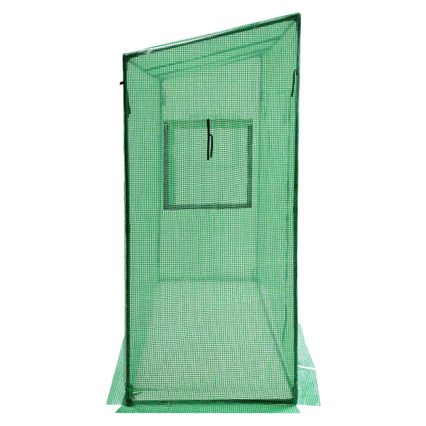200x77x170cm Plantenkas, Kasset met Raam, Kas voor Buiten - Groen 200x77x170cm Plantenkas, Kasset met Raam, Kas voor Buiten - Groen