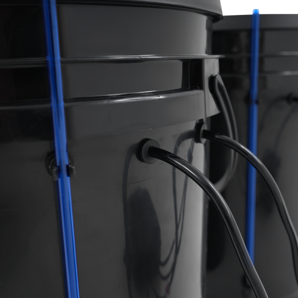 2 stuks Hydroponisch teeltsysteem, 5-Gallon Diepwatercultuur met luchtpomp, mechanisme van diepwaterteelt 2 stuks Hydroponisch teeltsysteem, 5-Gallon Diepwatercultuur met luchtpomp, mechanisme van diepwaterteelt
