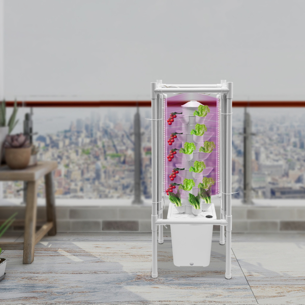 Verticale hydrocultuur kweekset, hydrocultuur kweekset, verticale planter-kiemkit