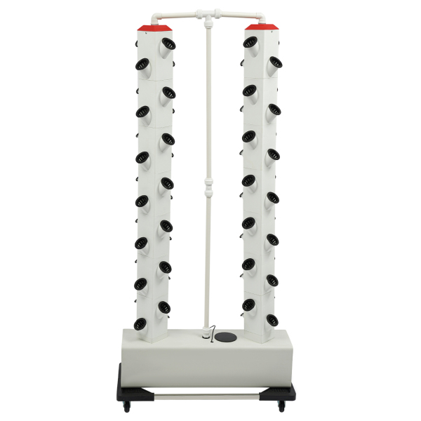 Hydroponics Verticale Groeikit Hydroponic Groeikit Verticale Planter Ontkiemingskit 31,5*7,87*64,96in Voor Bladgroenten Witte Basis