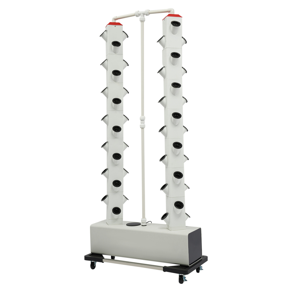 Hydroponics Verticale Groeikit Hydroponic Groeikit Verticale Planter Ontkiemingskit 31,5*7,87*64,96in Voor Bladgroenten Witte Basis