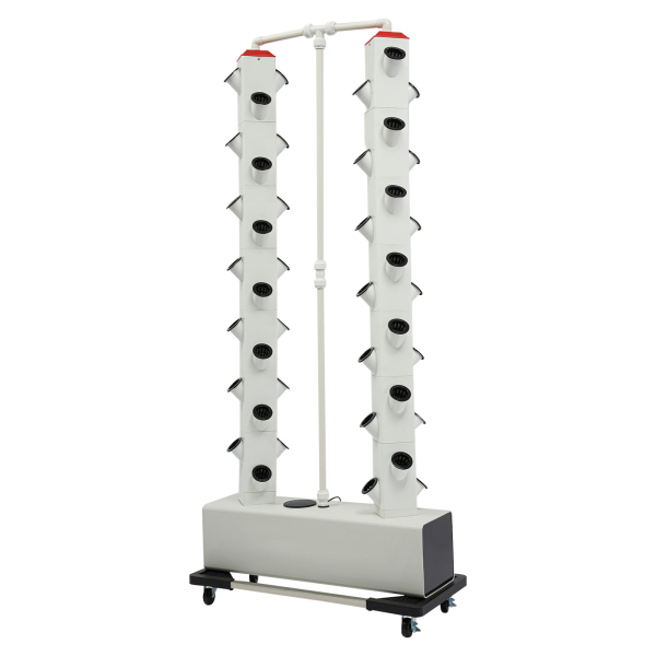 Hydroponics Verticale Groeikit Hydroponic Groeikit Verticale Planter Ontkiemingskit 31,5*7,87*64,96in Voor Bladgroenten Witte Basis