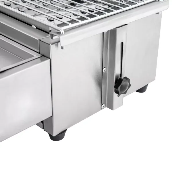 Gasbarbecue, 4 branders, LPG, gas, tafel, barbecue, tuin, RVS steaktafel 2800 Pa Gasbarbecue, 4 branders, LPG, gas, tafel, barbecue, tuin, RVS steaktafel 2800 Pa