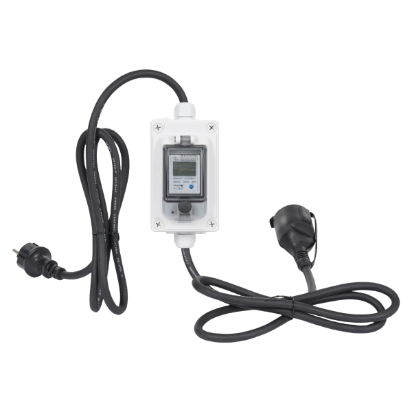 16A HRDQ-01 H07RN-F 3*1.5mm² Mobiele Digitale Elektriciteitsmeter, Draagbare Digitale LED Elektriciteitsmeter, Digitale LED Display Meter