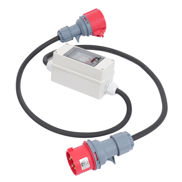 H07RN-F 5*2.5mm² 5P 32A Plug 3P 16A Circuit Breaker 5P 16A Connector Hoge Stroom Adapter, Hoge Stroom Adapter met Circuit Breaker, Stroom Adapter H07RN-F 5*2.5mm² 5P 32A Plug 3P 16A Circuit Breaker 5P 16A Connector Hoge Stroom Adapter, Hoge Stroom Adapter met Circuit Breaker, Stroom Adapter