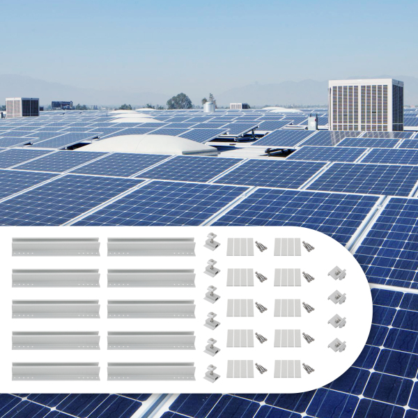 CNCEST Montageset voor zonnepanelen. Montageset voor zonnepanelen. Montageset voor zonnepanelen
