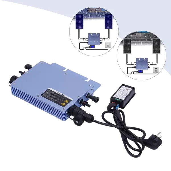 Omvormer WVC-600W LCD Grid Tie Micro-omvormer Waterdicht IP65 Zonnepaneel Balkon Krachtcentrale MPPT Socket Systeem Omvormer WVC-600W LCD Grid Tie Micro-omvormer Waterdicht IP65 Zonnepaneel Balkon Krachtcentrale MPPT Socket Systeem