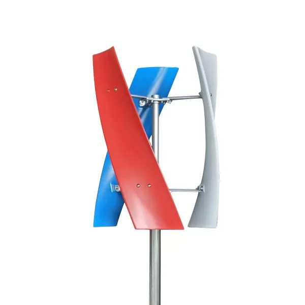Verticale windturbine 3 bladen met regelaar 24 V 400 W Verticale windturbine met regelaar