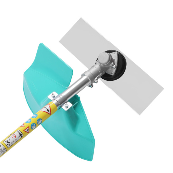Gazontrimmer met accu Elektrische grastrimmer Snoerloos met wielen en armleuning, 24 V/6Ah lithium accu, 1300 W motorvermogen