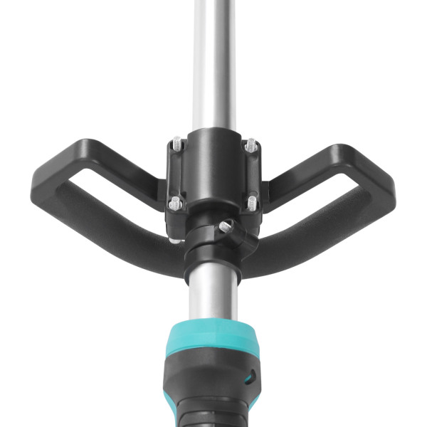 Gazontrimmer met accu Elektrische grastrimmer Snoerloos met wielen en armleuning, 24 V/6Ah lithium accu, 1300 W motorvermogen Gazontrimmer met accu Elektrische grastrimmer Snoerloos met wielen en armleuning, 24 V/6Ah lithium accu, 1300 W motorvermogen