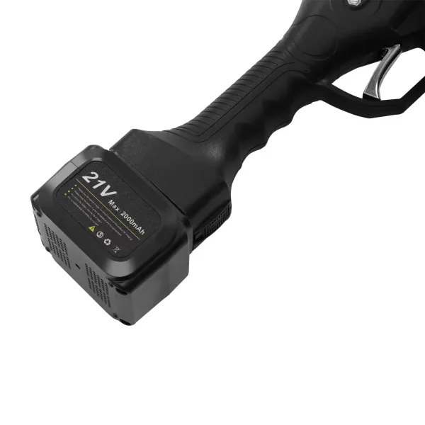 Krachtige elektrische trimmer, draadloze snoeischaar met hoog verlengstuk, kantelbare kop, draagriem, 2 x 21 V lithiumbatterijen Krachtige elektrische trimmer, draadloze snoeischaar met hoog verlengstuk, kantelbare kop, draagriem, 2 x 21 V lithiumbatterijen