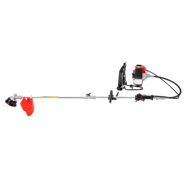 Benzinetrimmer 4 in 1 Multi - tools 43 CC Professional Bandheggenschaar combinatiesysteem 2-takt grasmaaier TOP test