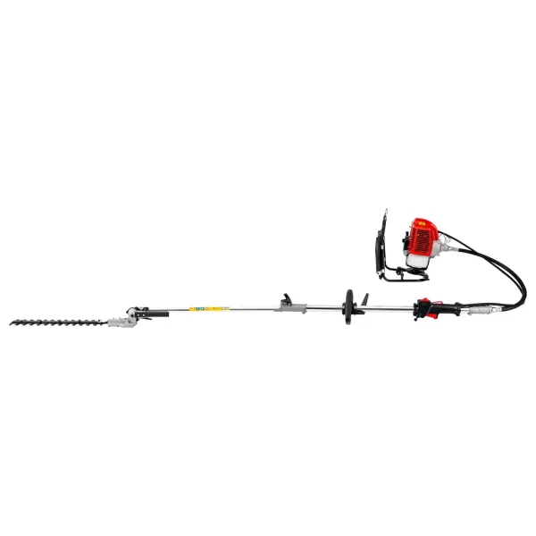 Benzinegrasmaaier 4 in 1 multitool 52 CC Professionele riem inclusief verlengstuk Combigereedschap Heggenschaar Combisysteem 2-takt grasmaaier