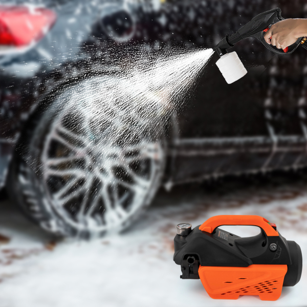 Elektrische hogedrukreiniger Huishoudelijke automatische autowasmachine Draagbare hogedrukreiniger Machine Maak de trappen schoon Maak de binnenplaats schoon De muur Elektrische hogedrukreiniger Huishoudelijke automatische autowasmachine Draagbare hogedrukreiniger Machine Maak de trappen schoon Maak de binnenplaats schoon De muur
