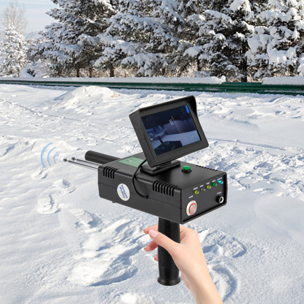 Metaaldetector Metaalzoeker, lange afstand 98,4ft ondergrondse gouddetector, 3D LED-display